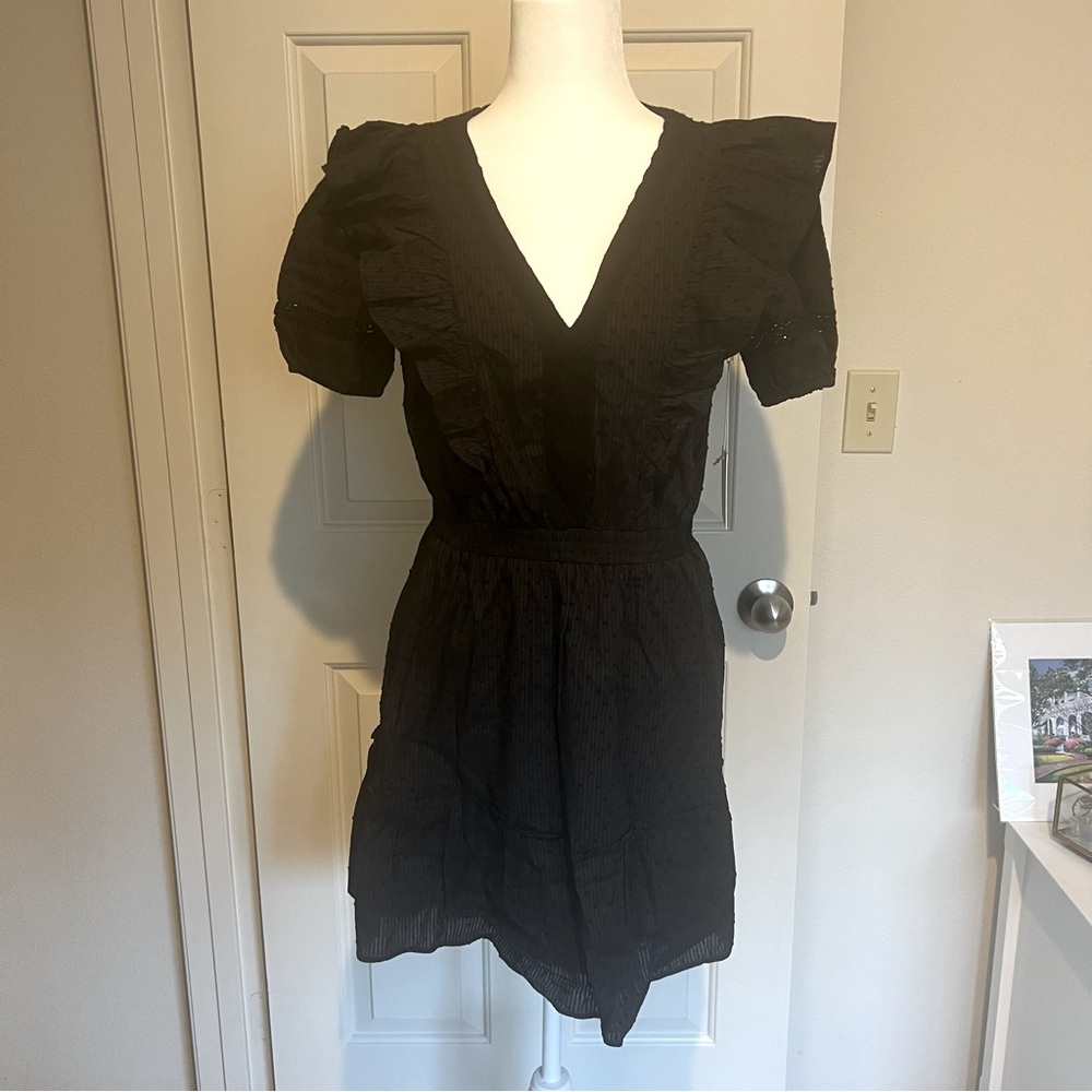 Black mini dress